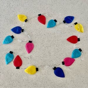 Vibrant Holiday Felt Garland